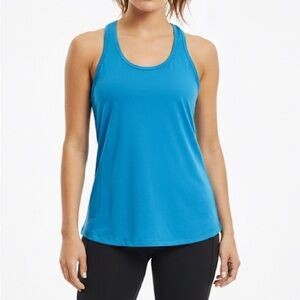 Nike Dri-FIT Racerback Workout Tank Top - Blue - Size Small